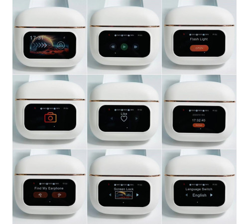 Бездротові навушники YX 30 ANC+ENC Smart case