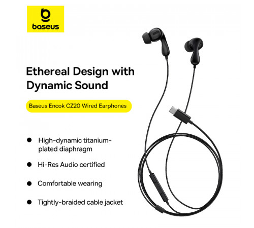 Навушники Baseus Encok CZ20 Type-C (A00171400113-00)