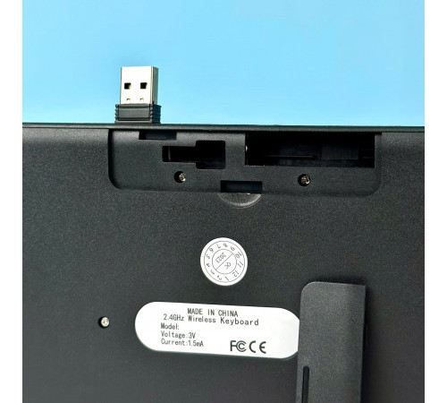 Клавіатура Бездротова 902 + Мишка (з Eng, Ru розкладками)