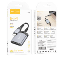 Card Reader (Перехідник OTG) Hoco UA25 2in1 Type-C to SD+TF (2TB, 480Mbps)