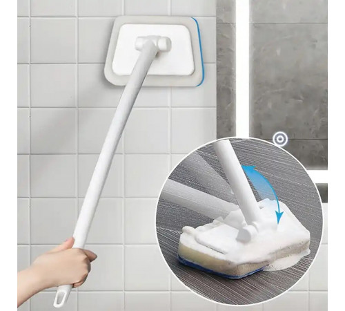 Трапециевидная щетка для очистки пола, с длинной ручкой Glass eraser	 LY-553  (100)