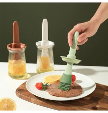 Олія Масляна щітка, силіконова щітка Plastic oil bottle 583 (80)