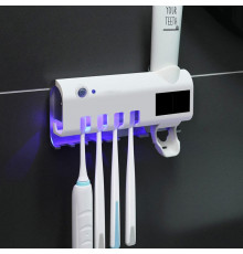Диспенсер для зубной пасты и щеток авто Toothbrush sterilizer (синяя коробка) (W-31) (60 шт/ящ)