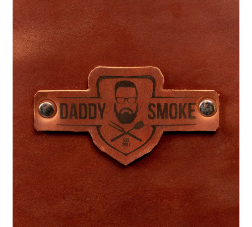 Шкіряний фартух Daddy Smoke бурий