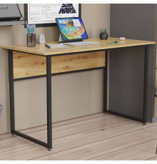 Компьютерный стол Ferrum-decor Коди 75x140x60 черный ДСП Дуб Сан-Марино 16мм (FRD-103754)