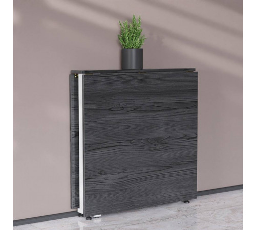Стол-книжка трансформер Орион 2 Ferrum-decor 750x1520x730 Белый металл ДСП Сосна Кембра 16 мм (FRD-104592)