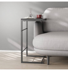 Столик Терри Ferrum-decor 650x440x330 Черный металл ДСП Сосна Кембра 16 мм (FRD-104650)