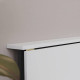 Стол раскладной Морис Ferrum-decor 750x1000x600 Черный металл ДСП Белое 16 мм (FRD-104669)