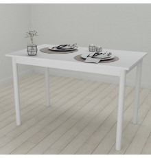 Стол кухонный Ferrum-decor Бенита 75x120x60 Белый ДСП Белое 16мм (FRD-106266)