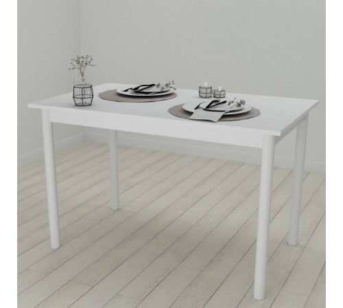 Стол кухонный Ferrum-decor Бенита 75x120x60 Белый ДСП Белое 16мм (FRD-106266)