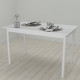 Стол кухонный Ferrum-decor Бенита 75x120x60 Белый ДСП Белое 16мм (FRD-106266)