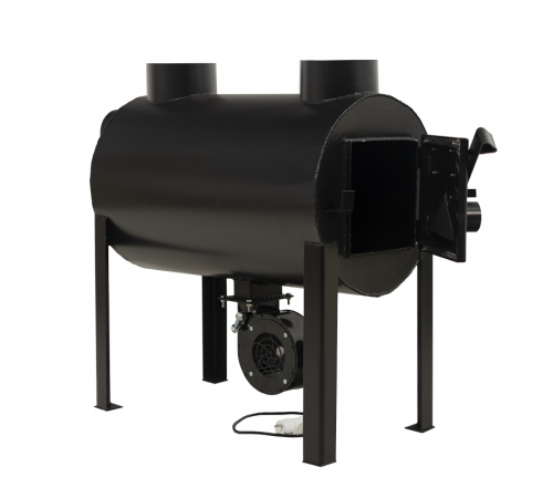 Дровяная печь буржуйка Экожар (ранее «Брест») Про 203 плюс с встроенным вентилятором