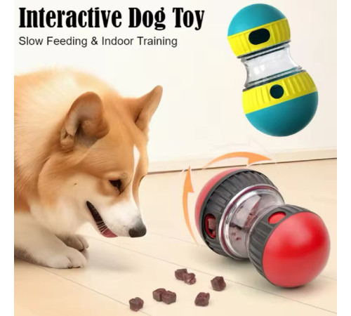 Игрушка для собак, диспенсер для собак, кошки, МЕДЛЕННЫЙ Шарик 1100   (80)