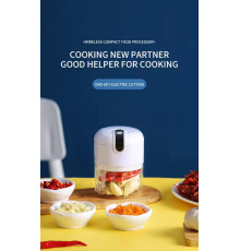 Електричний міні-подрібнювач, блендер, що перезаряджається, маленький млин НОВИЙ 999 (100) (80)