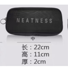 Косметичка жіноча ПРОЗРАЧНА на блискавці, органайзер Для Дрібників Makeup bag  XL-1015 (240)