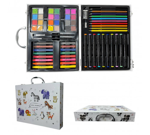 Набір для малювання в валізці з малюнком 002 (20 шт) 430038