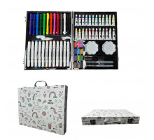 Набір для малювання в валізці з малюнком 66 предметів (20 шт)