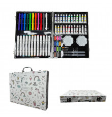 Набір для малювання в валізці з малюнком 66 предметів (20 шт)