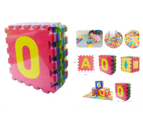 Килимок дитячий - 10 пазлів GS-1 (24 шт)