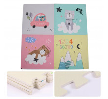 Килимок дитячий - 4 пазла GS-2 (10шт)