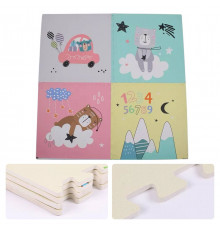 Килимок дитячий - 4 пазла GS-2 (10шт)