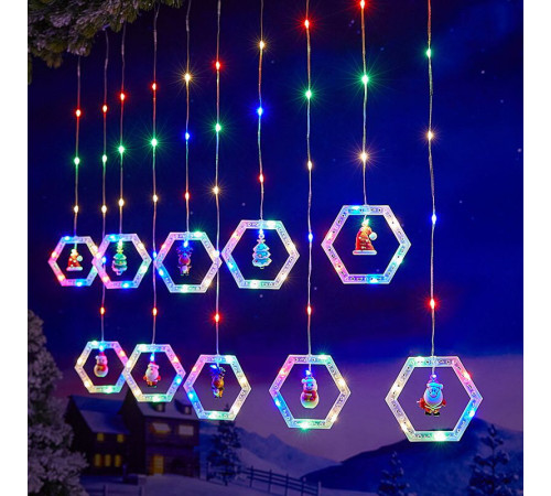 Гирлянда Штора     10     МИКС     Usb   ВЕСЮЛЬКИ      SF-48      код3596  (50)