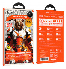 Захисне скло Hoco Bear Shield series Corning full screen HD tempered glass iPhone 17 Pro (A888 Pro)