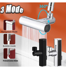 НАСАДКА -Змішувач для кухні з водоспадом,поворотний барботер SHOWER HEAD 527 (100)