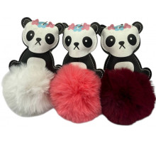 AA1833 Брелок панда з хутром