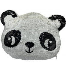 AA2036 Подушка Панда, з паєтками.