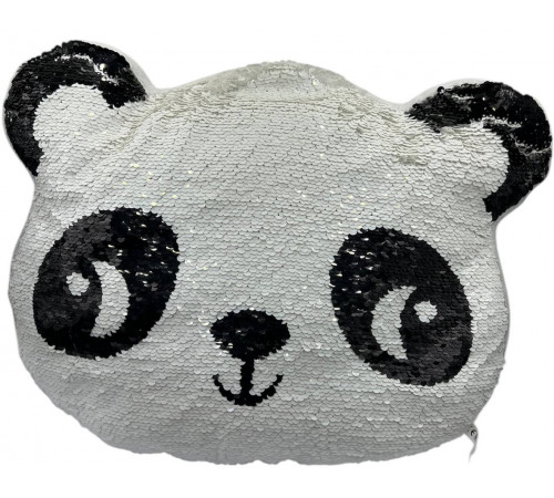 AA2036 Подушка Панда, з паєтками.