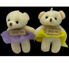 AA2045 Брелок Ведмедик у спідничці, для телефону.