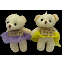 AA2045 Брелок Ведмедик у спідничці, для телефону.