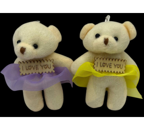 AA2045 Брелок Ведмедик у спідничці, для телефону.