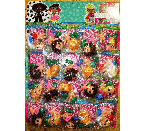 AA2095 Лол із волоссям. Аркуш