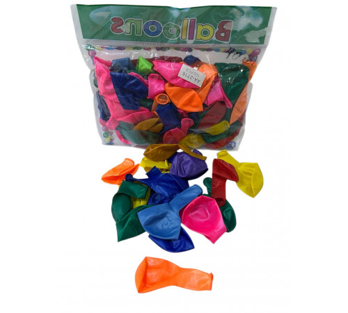 AA2716 Кулі Повітряні, різнокольорові, пакет.