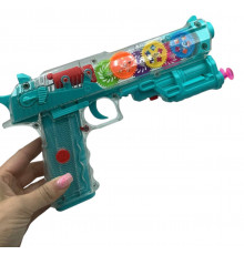 AA2784 Пістолет Музичний, Прозорий.