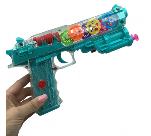 AA2784 Пістолет Музичний, Прозорий.