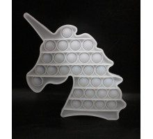 AA3216 POP IT Єдиноріг (хамелеон). Змінює колір. 2 фото.