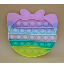 AA3235 POP IT Котик з Бантом, фіолетовий