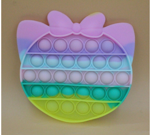 AA3235 POP IT Котик з Бантом, фіолетовий