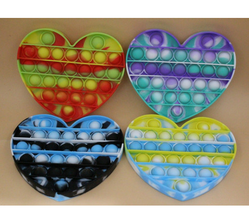 AA3252 POP IT Серце мармурове