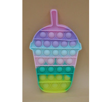 AA3274 POP IT Склянка з Трубочкою, фіолетовий