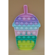 AA3274 POP IT Склянка з Трубочкою, фіолетовий