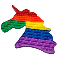 AA3288 POP IT Єдиноріг, райдужний.