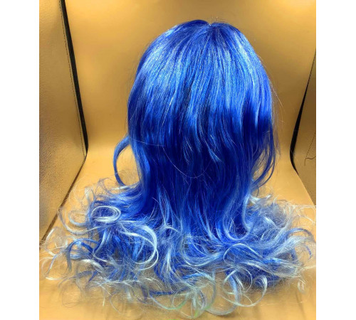 АА3549 Перука Синя Мелірування