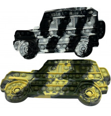 AA3555 POP IT Машина Мілітарі 16*30 см. 3 фото.