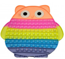 AA3711 POP IT Сова Велика, світла, 30*30 см.