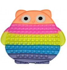 AA3711 POP IT Сова Велика, світла, 30*30 см.