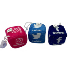 АА4096 Брелок Кубик Фейсбук